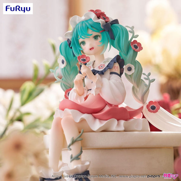 Vocaloid - Hatsune Miku: Flower Fairy Anemone Ver. - Noodle Stopper PVC Statue (14 cm)