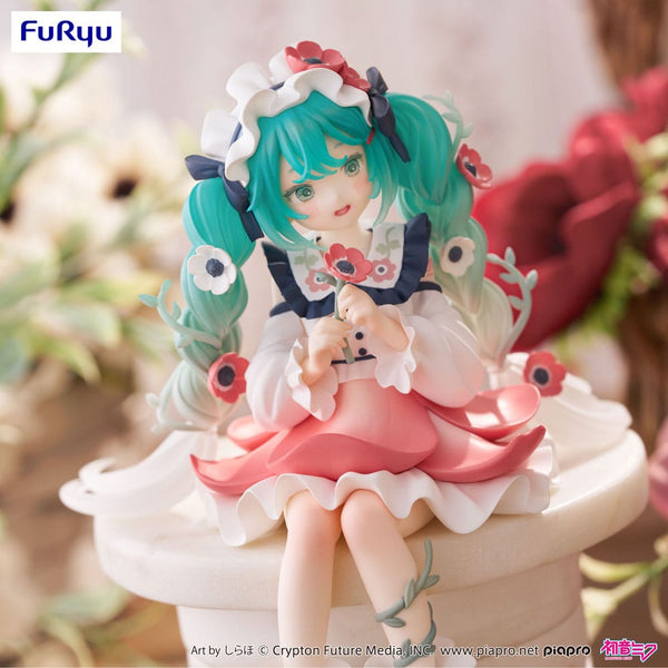 Vocaloid - Hatsune Miku: Flower Fairy Anemone Ver. - Noodle Stopper PVC Statue (14 cm)