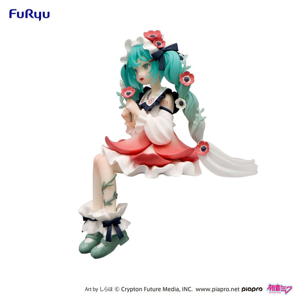 Vocaloid - Hatsune Miku: Flower Fairy Anemone Ver. - Noodle Stopper PVC Statue (14 cm)