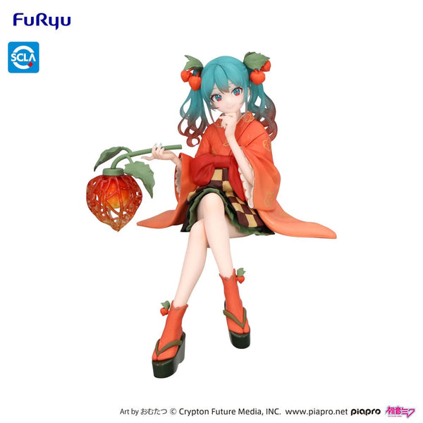 Vocaloid - Hatsune Miku: Flower Fairy Winter Cherry Ver. - Noodle Stopper PVC Statue (15 cm)