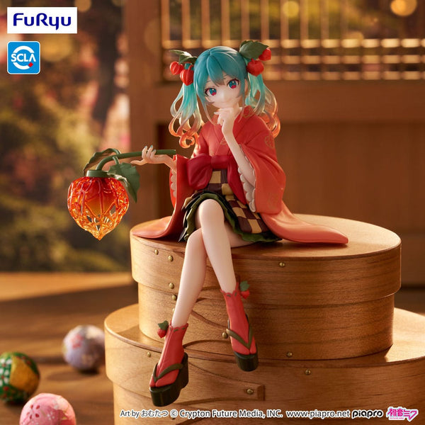 Vocaloid - Hatsune Miku: Flower Fairy Winter Cherry Ver. - Noodle Stopper PVC Statue (15 cm)