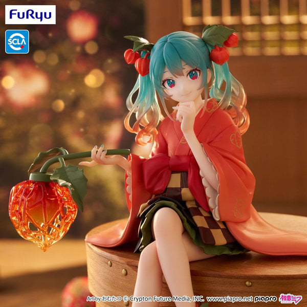 Vocaloid - Hatsune Miku: Flower Fairy Winter Cherry Ver. - Noodle Stopper PVC Statue (15 cm)