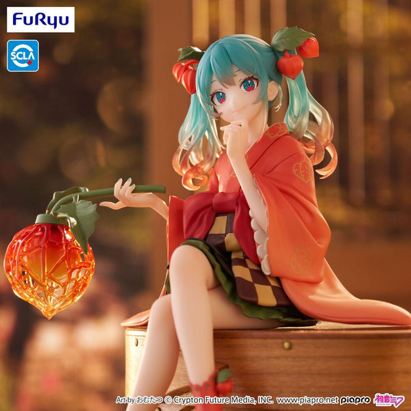 Vocaloid - Hatsune Miku: Flower Fairy Winter Cherry Ver. - Noodle Stopper PVC Statue (15 cm)