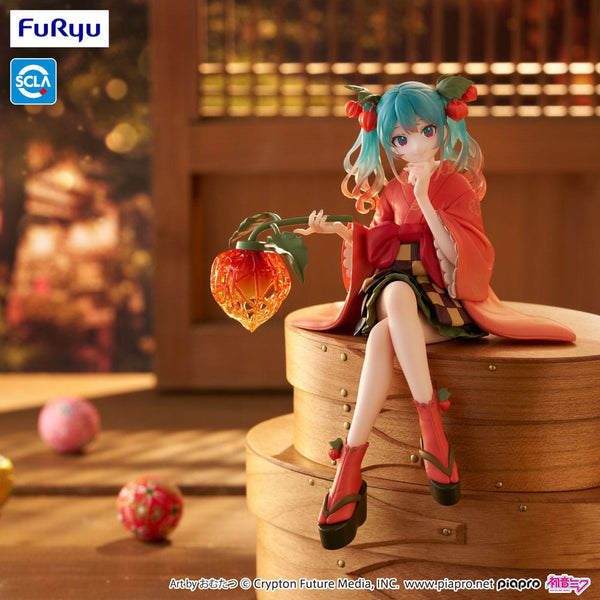 Vocaloid - Hatsune Miku: Flower Fairy Winter Cherry Ver. - Noodle Stopper PVC Statue (15 cm)