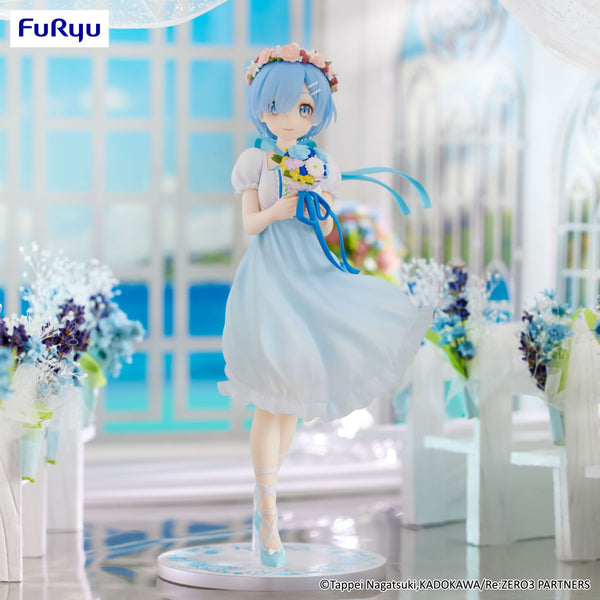 Re:ZERO - Rem: Bridesmaid Ver. - Trio-Try-iT PVC Statue (21 cm)