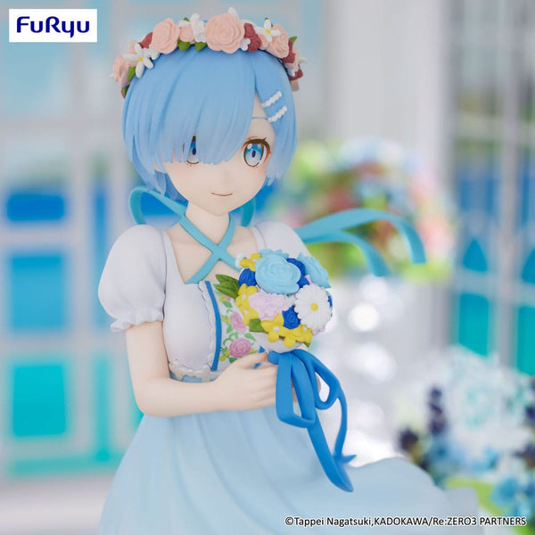 Re:ZERO - Rem: Bridesmaid Ver. - Trio-Try-iT PVC Statue (21 cm)