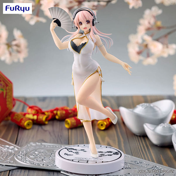 Super Sonico: White China Dress Ver. - Trio-Try-iT PVC Statue (21 cm)