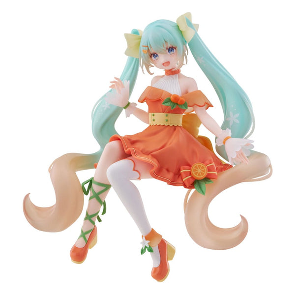 Vocaloid - Hatsune Miku: Citrus Ver. - Noodle Stopper PVC Statue (14 cm)