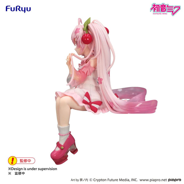 Hatsune Miku - Sakura Miku: 2025 Wink Ver. - Nudelstopper PVC Statue (14 cm)