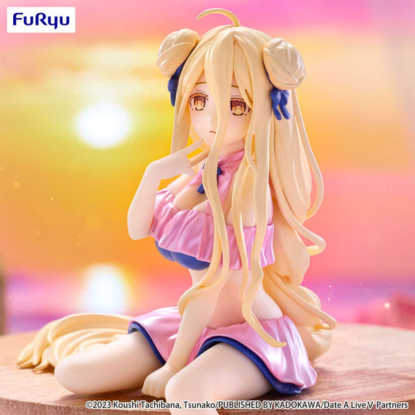 Date A Live V - Mukuro Hoshimiya: Swimsuit Pastel Pink Color Ver. - Noodle Stopper PVC Statue (13 cm)