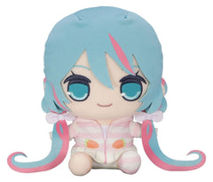 Hatsune Miku - Kyurumaru: Rabbit Ear Hood Pajama Ver. - Stor Bamse (28 cm)