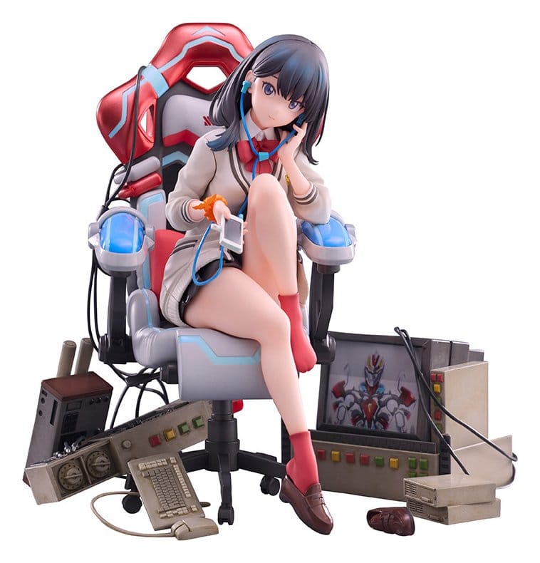 SSSS. Gridman Universe - Rikka Takarada: Gaming Chair Ver. - BiCute Bunnies PVC Statue (19 cm)