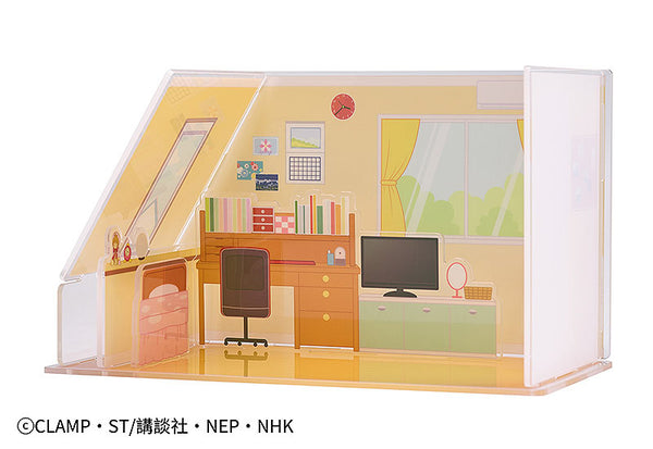 Cardcaptor Sakura - Sakura's Bedroom - Acrylic Diorama baggrund