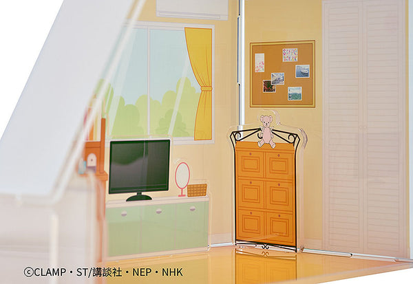 Cardcaptor Sakura - Sakura's Bedroom - Acrylic Diorama baggrund