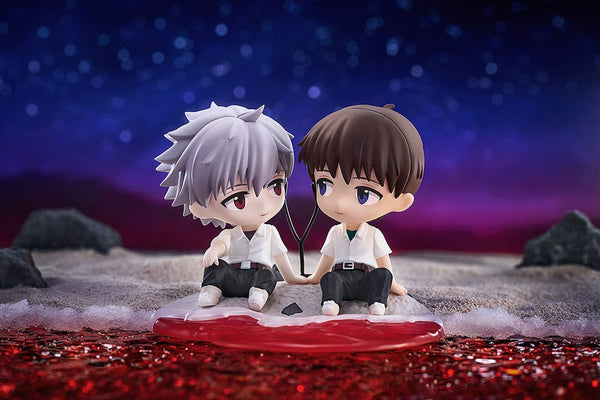 Rebuild of Evangelion - Shinji Ikari & Kaworu Nagisa - Chibi Figur (8 cm)