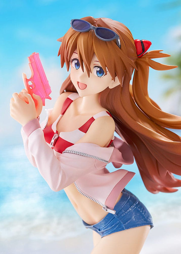 Rebuild of Evangelion - Asuka Shikinami Langley: Beach Queens Ver. - Pop Up Parade L PVC Statue (22 cm)