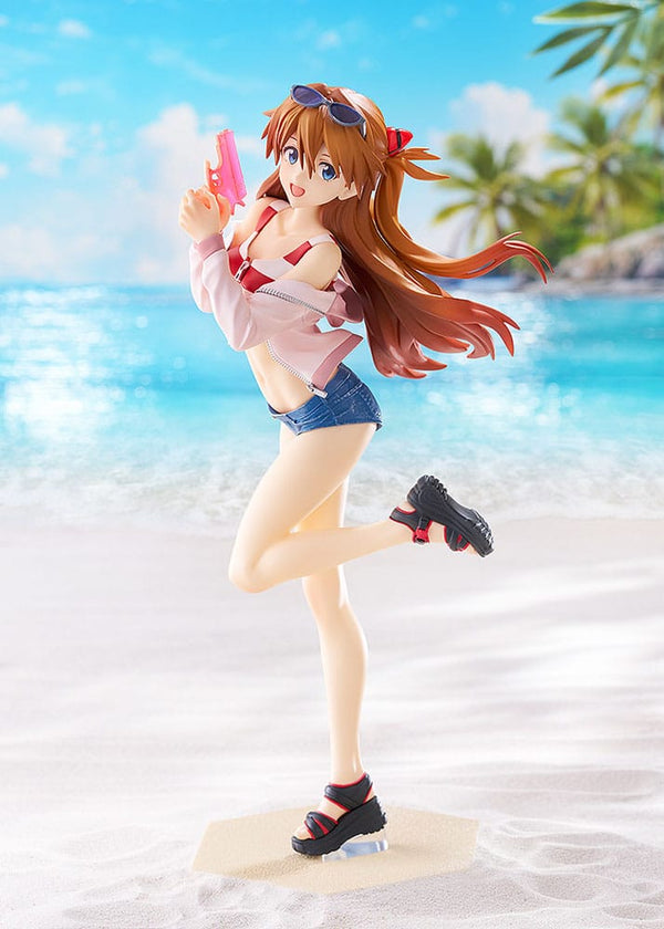 Rebuild of Evangelion - Asuka Shikinami Langley: Beach Queens Ver. - Pop Up Parade L PVC Statue (22 cm)