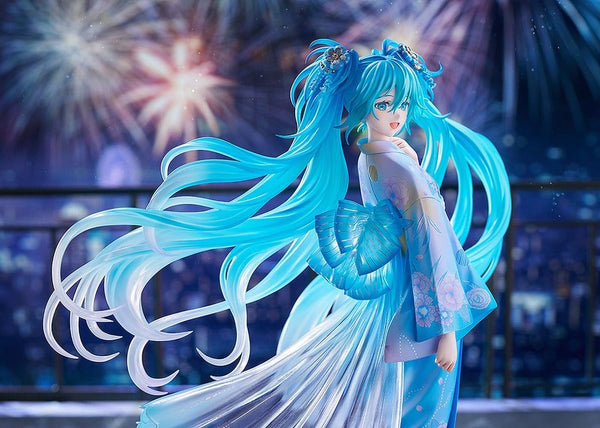 Vocaloid - Hatsune Miku: Music & Fire Works Ver. - PVC Figur 1/7 (23 cm)