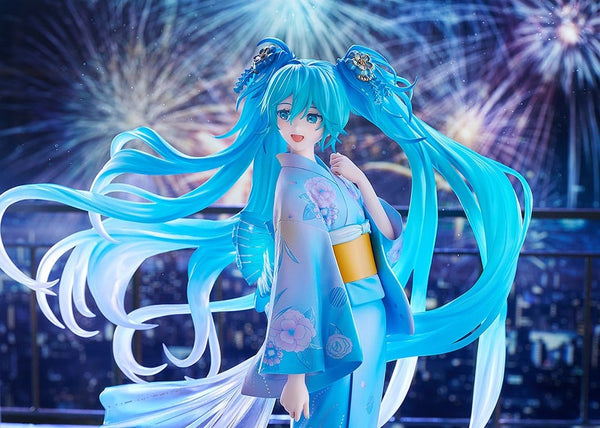Vocaloid - Hatsune Miku: Music & Fire Works Ver. - PVC Figur 1/7 (23 cm)