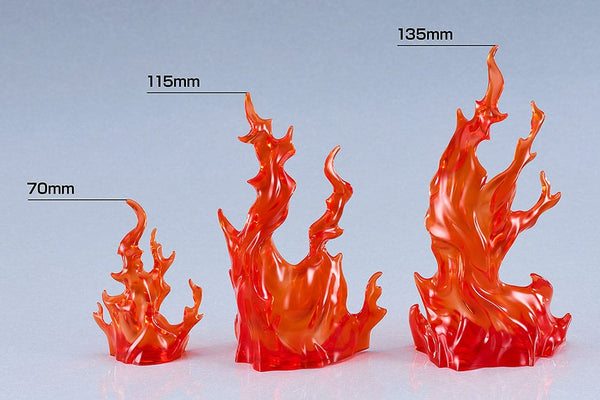 Flammer: Rød - Effektdele til Figurer