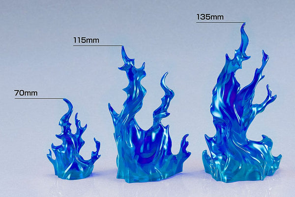Flammer: Blå - Effektdeler til Figurer