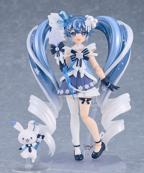 Vocaloid - Hatsune Miku: Snow Miku Crystal Snow Ver. - Figma Action Figur (13 cm)