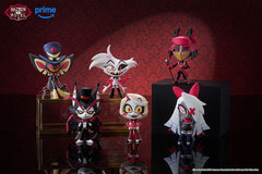 Hazbin Hotel - Alastor, Charlie Morningstar, Vaggie, Angel Dust, Husk & Sir Pentious - PVC Figurer Blind Box Assortment 6-Pack (8 cm)