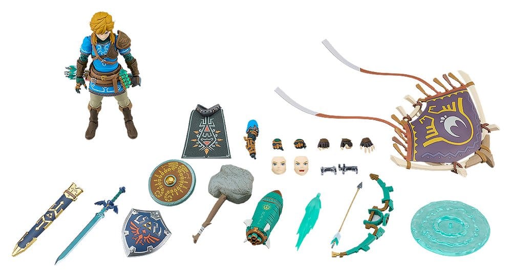 The Legend of Zelda: Tears of the Kingdom - Link: Tears of the Kingdom Ver. DX Edition - Figma Action Figur (15 cm)