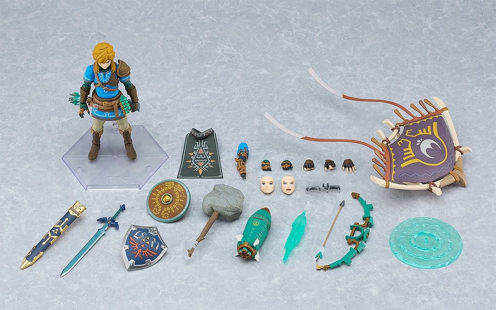 The Legend of Zelda: Tears of the Kingdom - Link: Tears of the Kingdom Ver. DX Edition - Figma Action Figur (15 cm)
