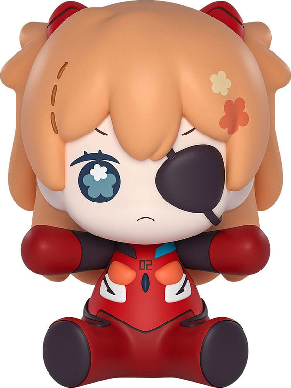 Evangelion - Asuka Shikinami Langley: Eye patch Ver. - Huggy Good Smile Chibi Figur