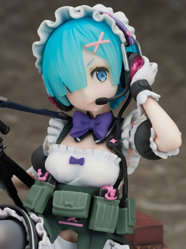 Re:ZERO Starting Life in Another World - Rem: Military ver. - 1/7 PVC figur (forudbestilling)