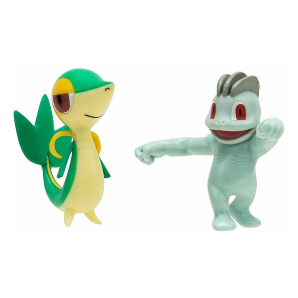 Pokemon - Machop & Snivy : Pokemon Battle Mini ver. - PVC Figur