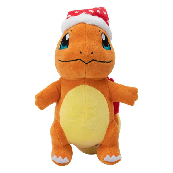 Pokemon - Charmander (20cm): rød Julehue ver. - Bamse