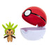 Pokemon -  Chespin & Poké Ball: Clip 'N' Go Pokéball - PVC Figur