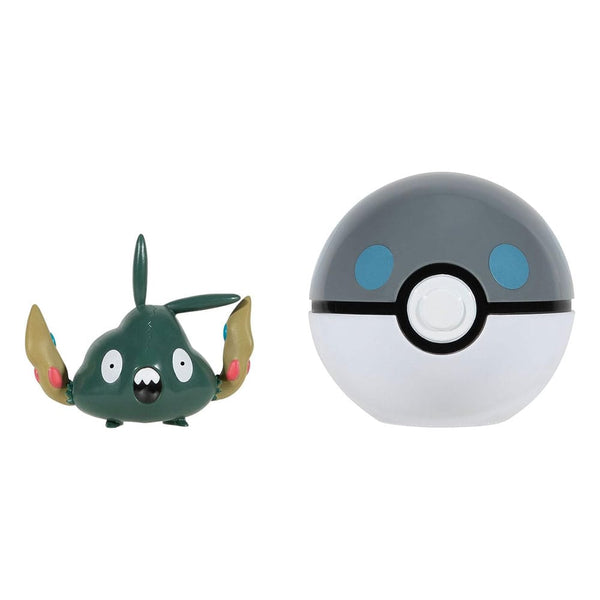Pokemon -  Trubbish & Poké Ball: Clip 'N' Go Pokéball - PVC Figur