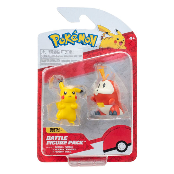 Pokemon - Pikachu & Fuecoco: Pokémon Battle - PVC Figurer