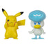 Pokemon - Pikachu & Quaxly: Pokémon Battle - PVC Figurer