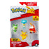 Pokemon - Pikachu, Sprigatito, Quaxly & Fuecoco: Pokémon Battle - PVC Figurer