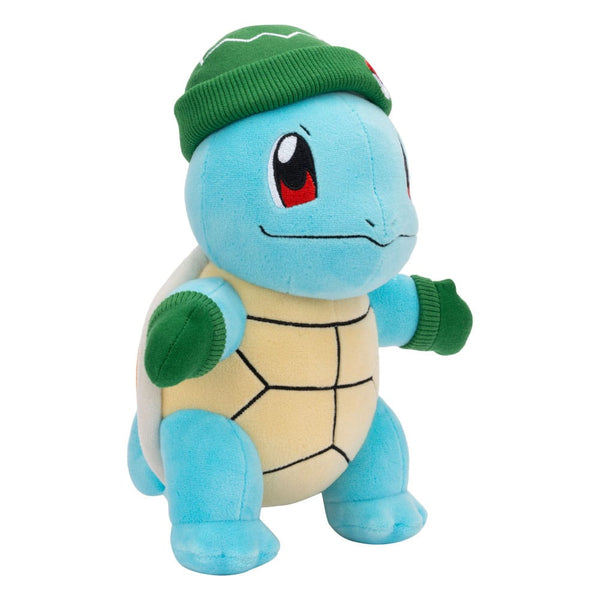 Pokemon - Squirtle: grøn hue og vante (20cm) - Bamse