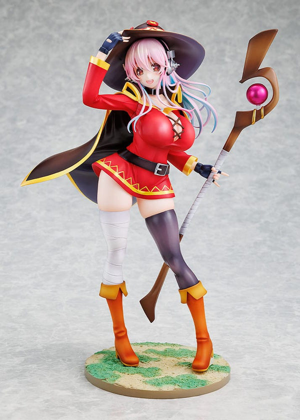 Super Sonico x KonoSuba - Super Sonico: Megumin Collaboration Ver. - PVC Statue 1/7 (25 cm)