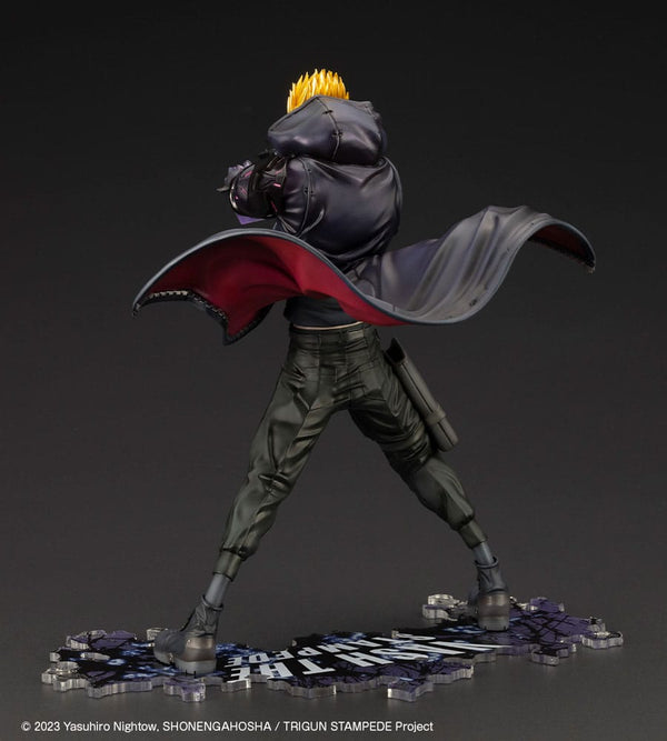 Trigun Stampede - Vash the Stampede: The Gunman in Black Ver. - ARTFXJ Statue 1/8 (22 cm)