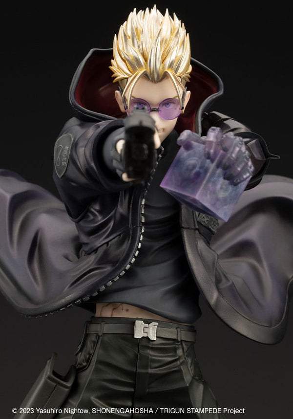 Trigun Stampede - Vash the Stampede: The Gunman in Black Ver. - ARTFXJ Statue 1/8 (22 cm)