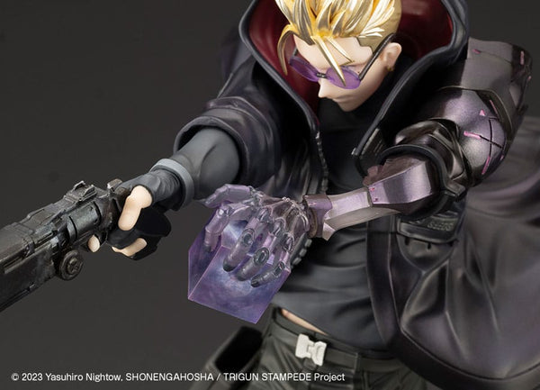 Trigun Stampede - Vash the Stampede: The Gunman in Black Ver. - ARTFXJ Statue 1/8 (22 cm)
