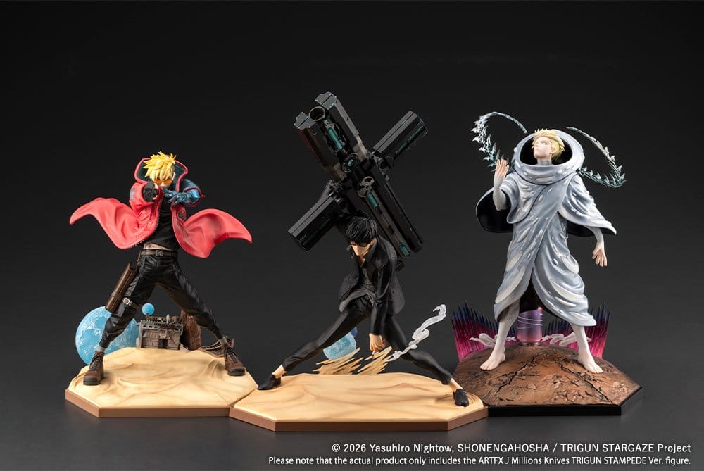 Trigun - Millions Knives: Trigun Stampede Ver. - ARTFXJ Statue 1/8 (24 cm)