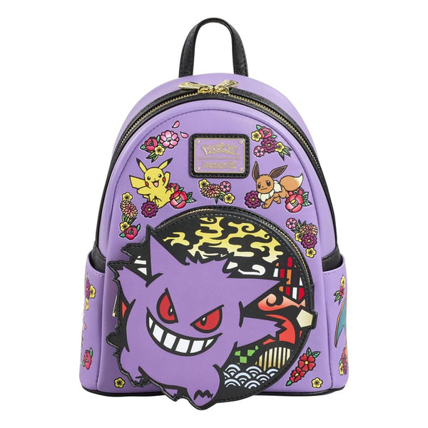 Pokémon - Gengar: Embroidered Wagara Ver. - Mini Rygsæk (23 x 12 x 27 cm)