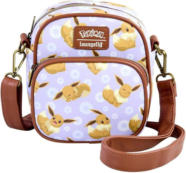 Pokémon - Eevee: Violet Ver. - Passport crossbody-taske (15 x 2,5 x 7 cm)