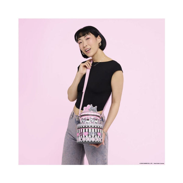 Sanrio by Loungefly - My Melody & Kuromi - Crossbody Taske (23 x 10 x 18 cm)