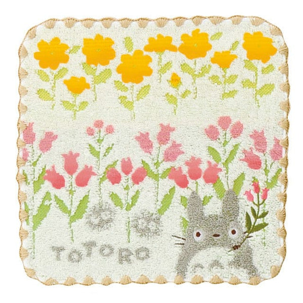 My Neighbor Totoro - Vilde blomster - Minihåndklæde (25 x 25 cm)