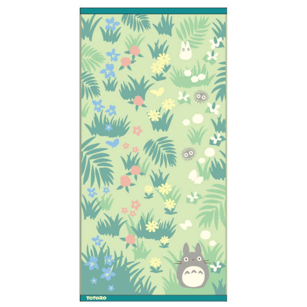 Min Nabo Totoro - Totoro & sommerfugler 60 x 120 cm - håndklæde (Forudbestilling)