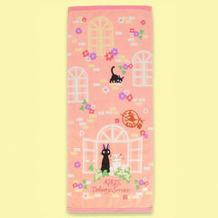 Kiki's Delivery Service - Jiji: Natsu Sweet Pink Ver. - Håndklæde (34 x 80 cm)